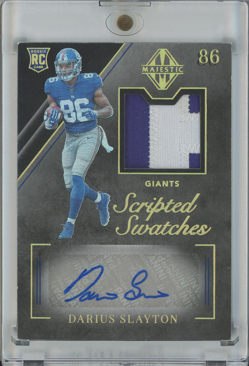 #140 Darius Slayton Giants RC Auto