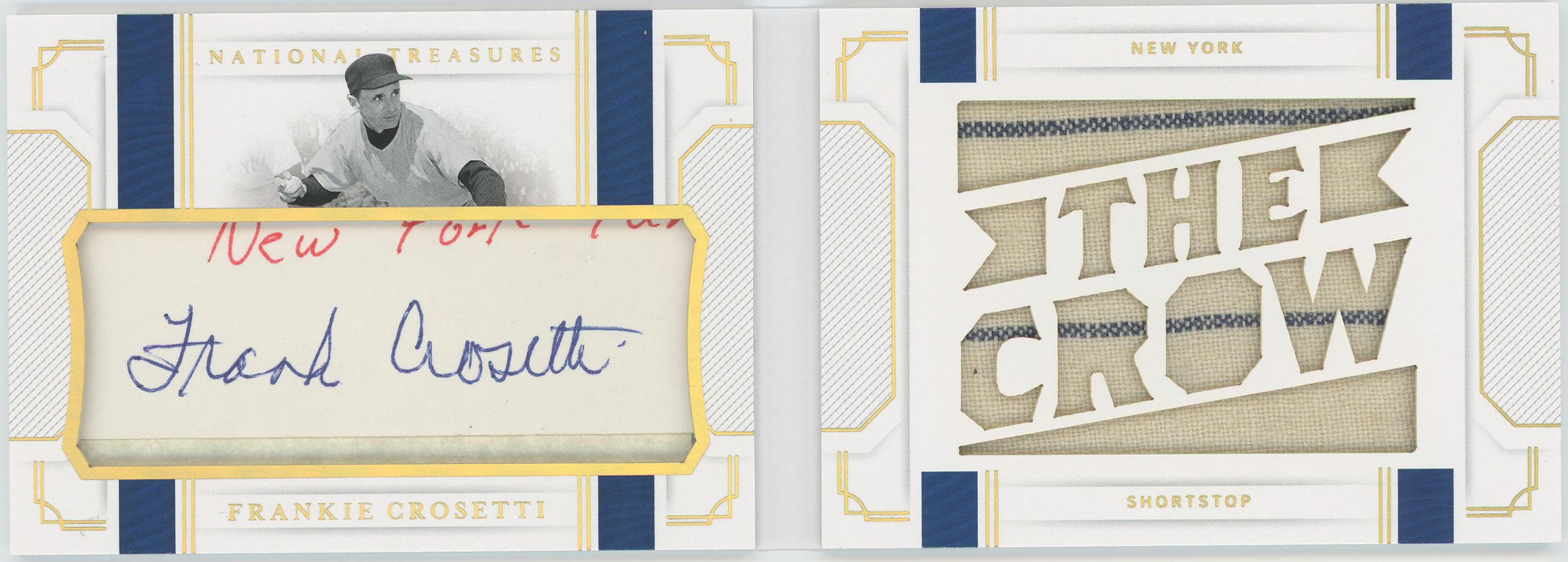 #CSM-FC Frankie Crosetti Yankees Auto