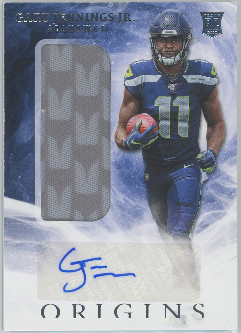 #133 Gary Jennings Jr. Seahawks RC RPA Auto