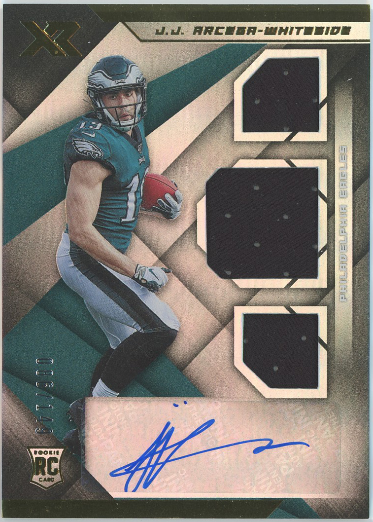 #218 JJ Arcega-Whiteside Eagles RC Auto