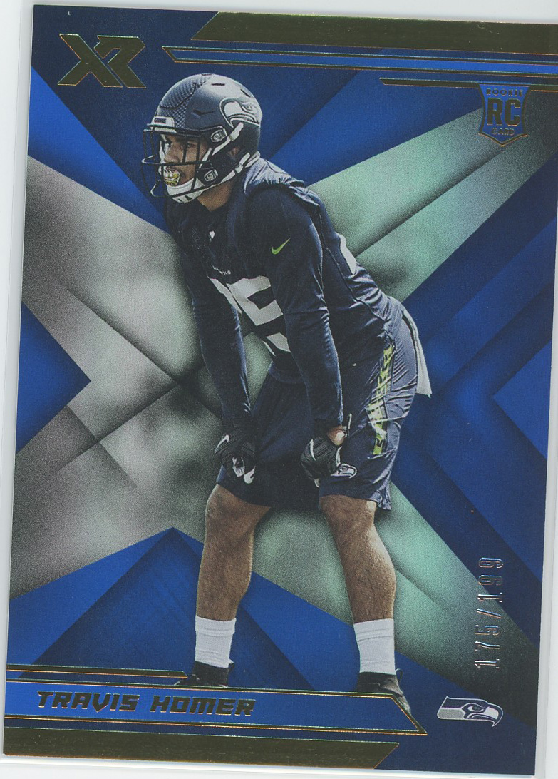 #159 Travis Homer Seahawks RC