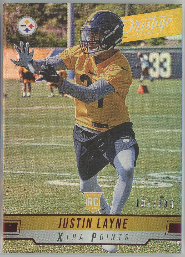 #276 Justin Layne Steelers RC