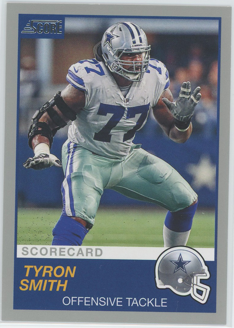 2019 Score Scorecard #172 Tyron Smith Cowboys