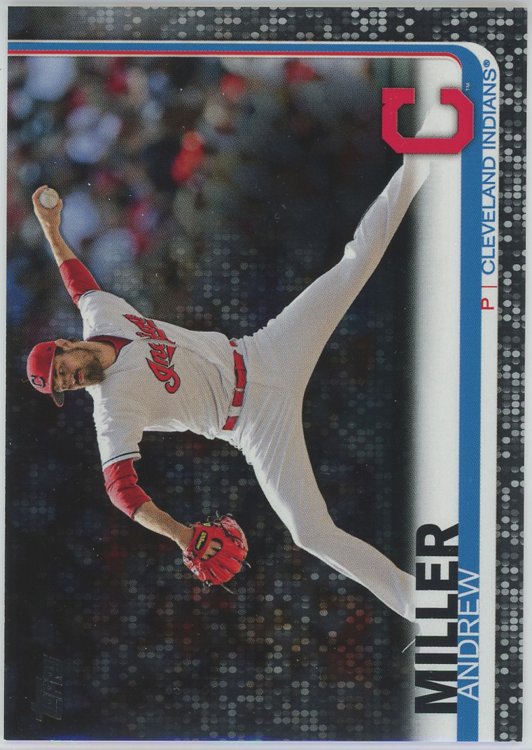 2019 Topps Black #293 Andrew Miller Indians 12/67