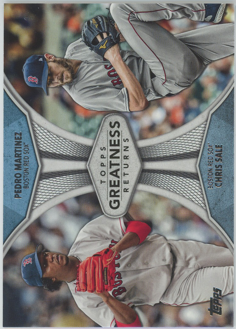 2019 Topps Greatness Returns #GR-9 Chris Sale/Pedro Martinez
