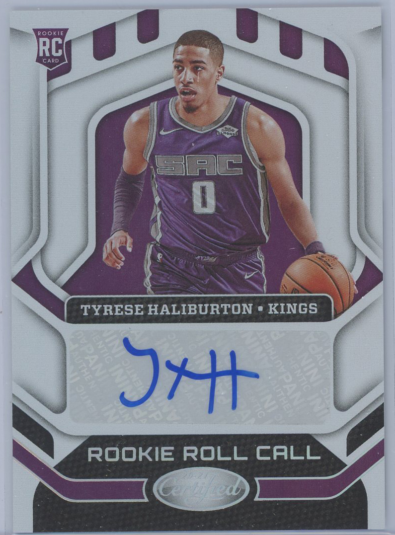 #RR-HAL Tyrese Haliburton Kings RC Auto