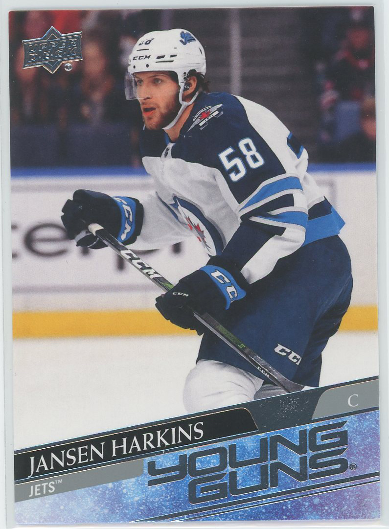 #229 Jansen Harkins Young Guns Jets RC