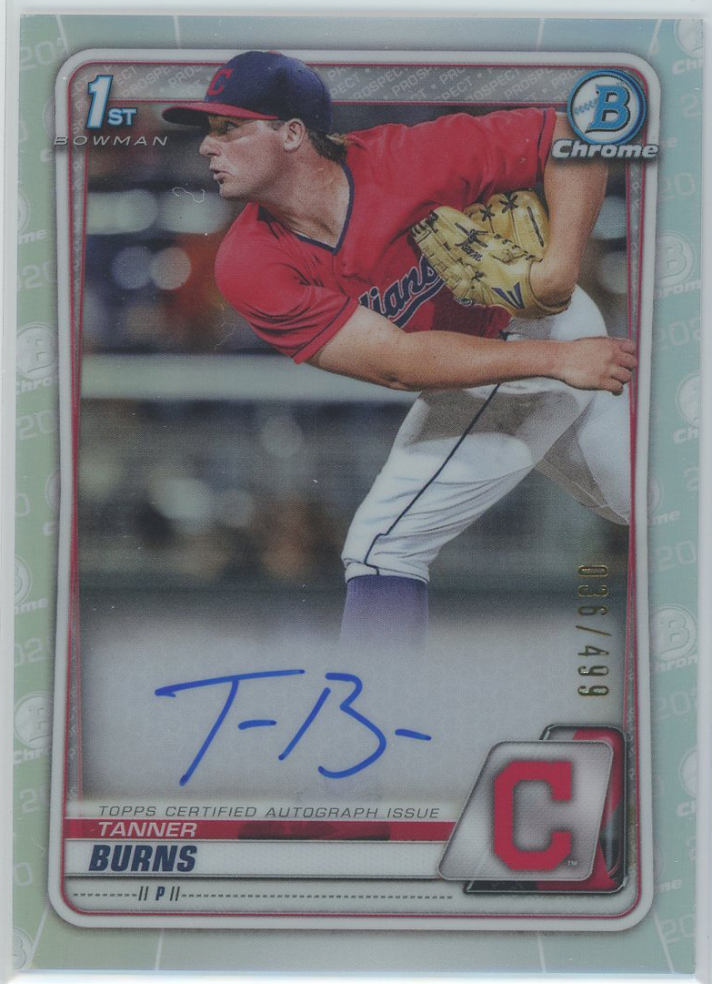 #CDA-TB Tanner Burns Indians RC