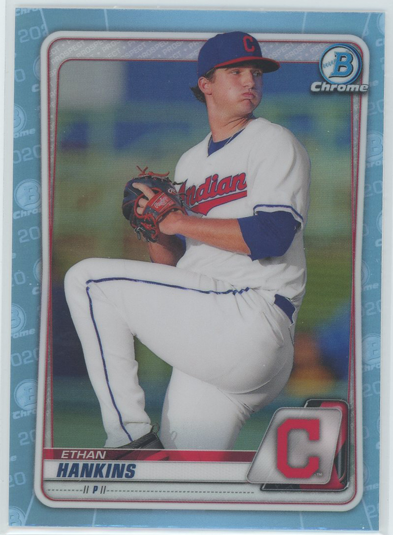 #BD-141 Ethan Hankins Indians RC