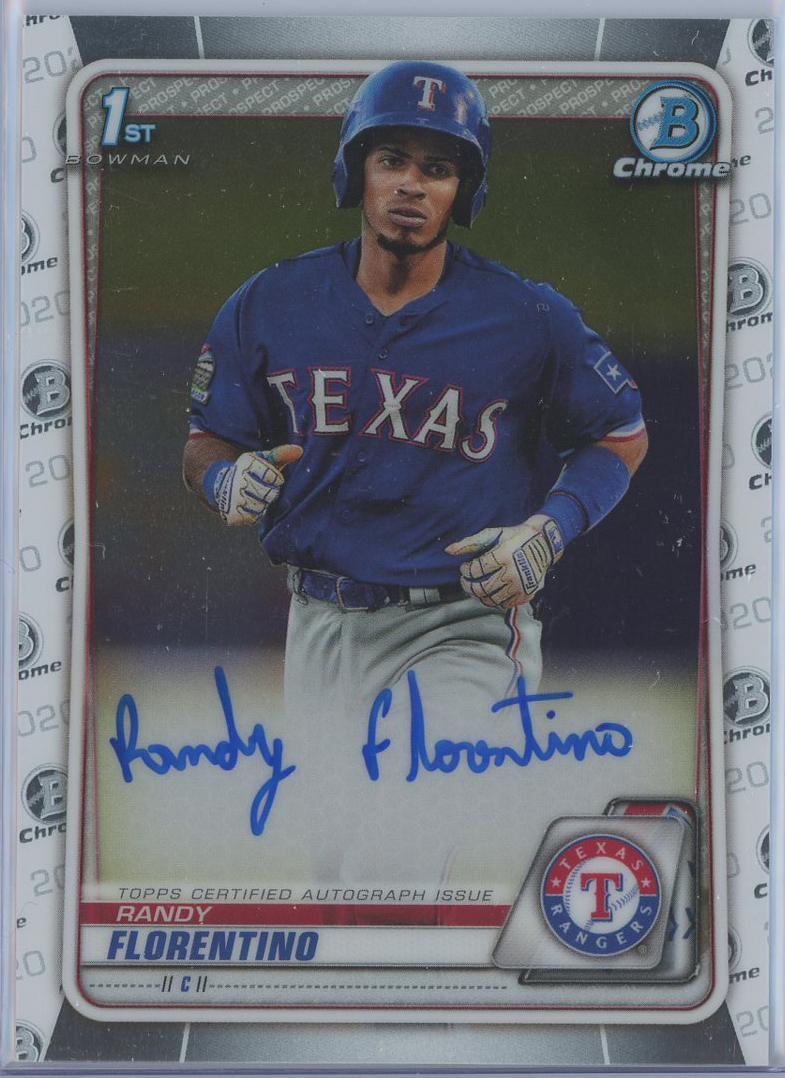 #CPA-RF Randy Florentino Rangers RC Auto