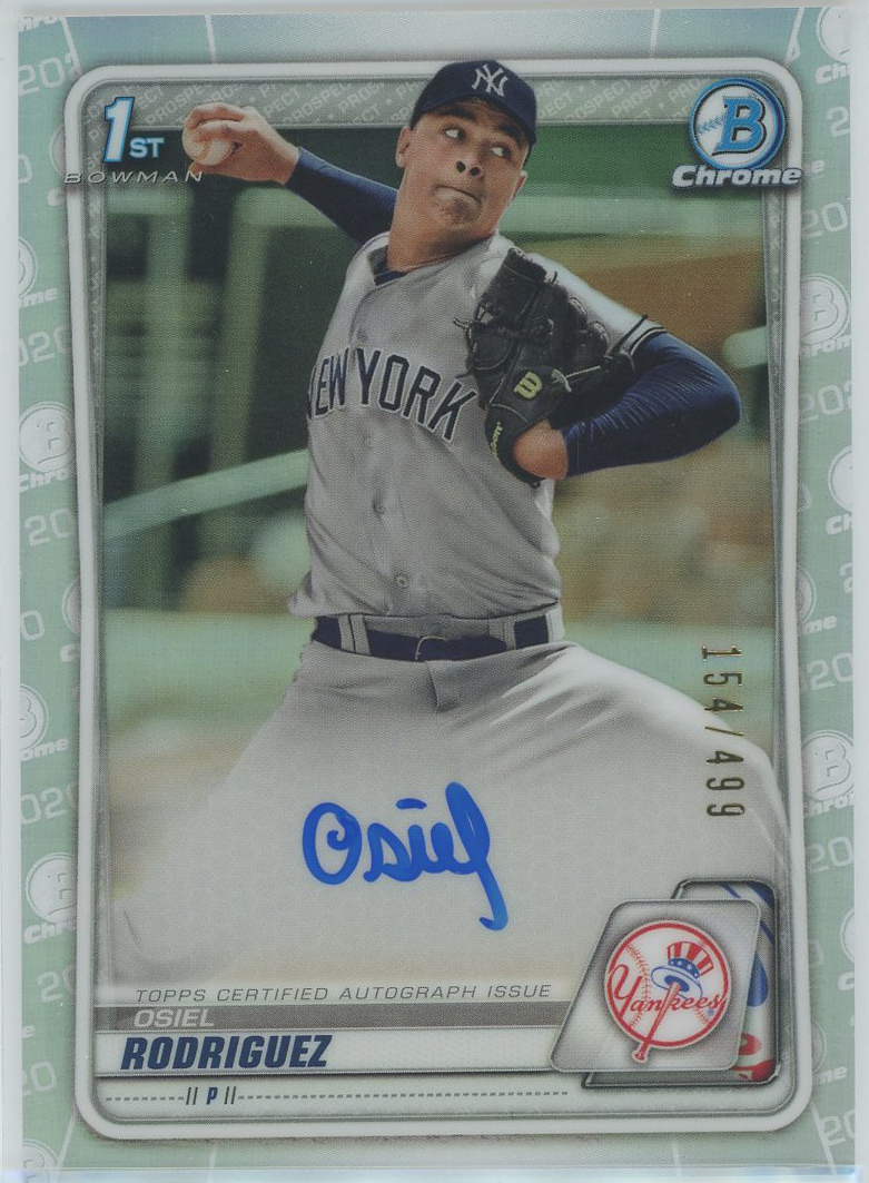 #CPA-OR Osiel Rodriguez Yankees RC Auto
