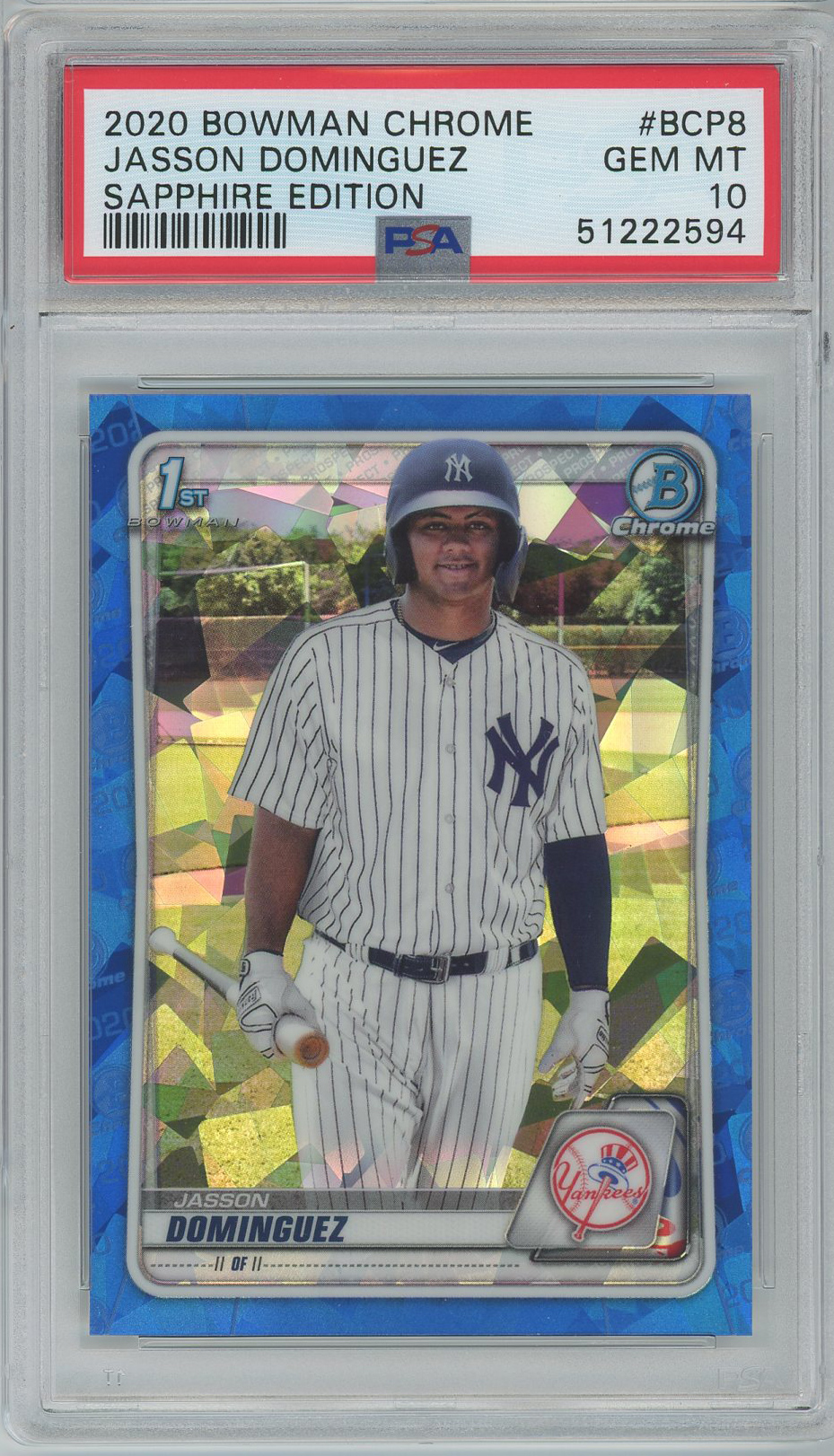 #BCP-8 Jasson Dominguez Yankees RC PSA 10