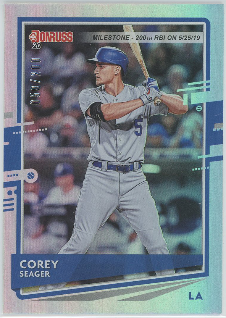 #106 Corey Seager Dodgers