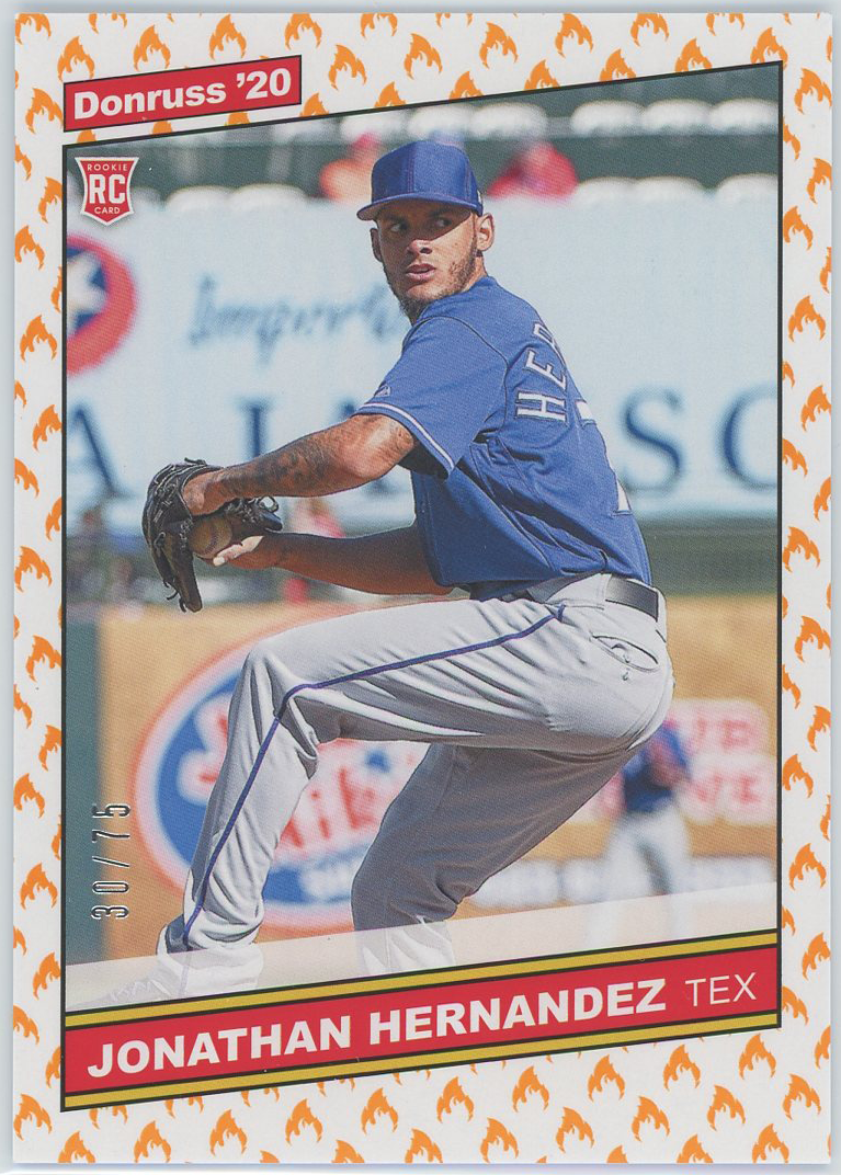 #238 Jonathan Hernandez Rangers RC