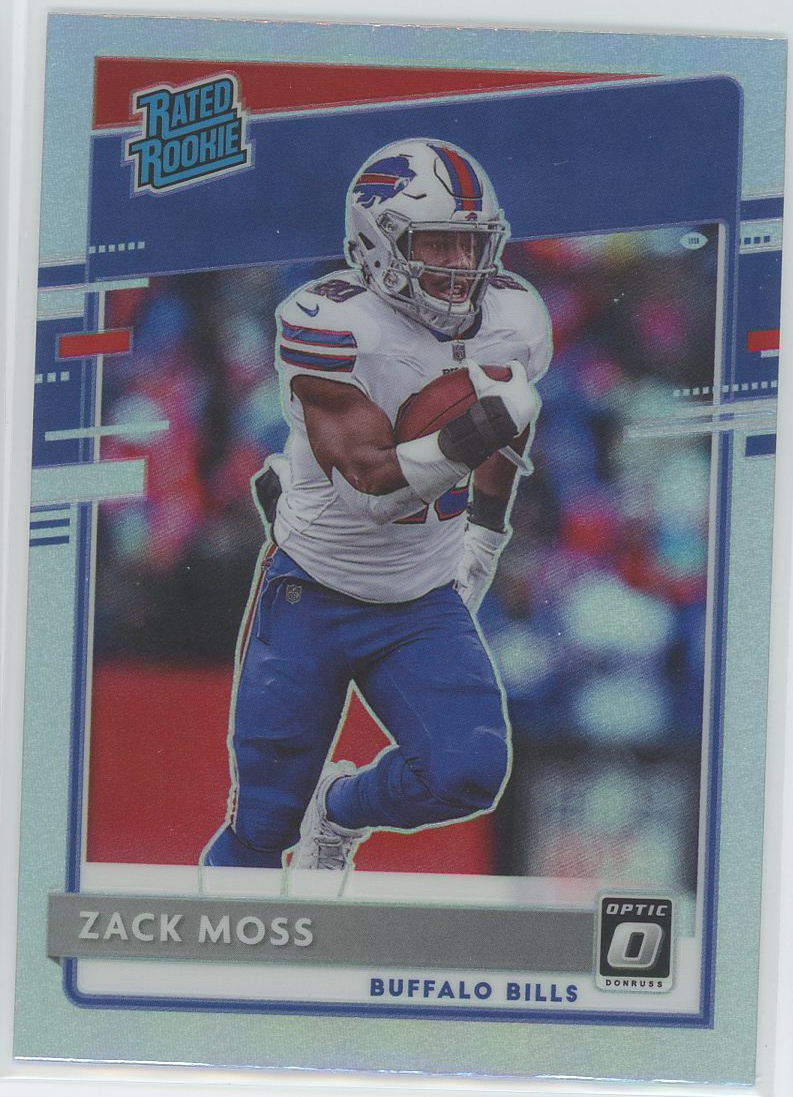 #180 Zack Moss RR Bills RC