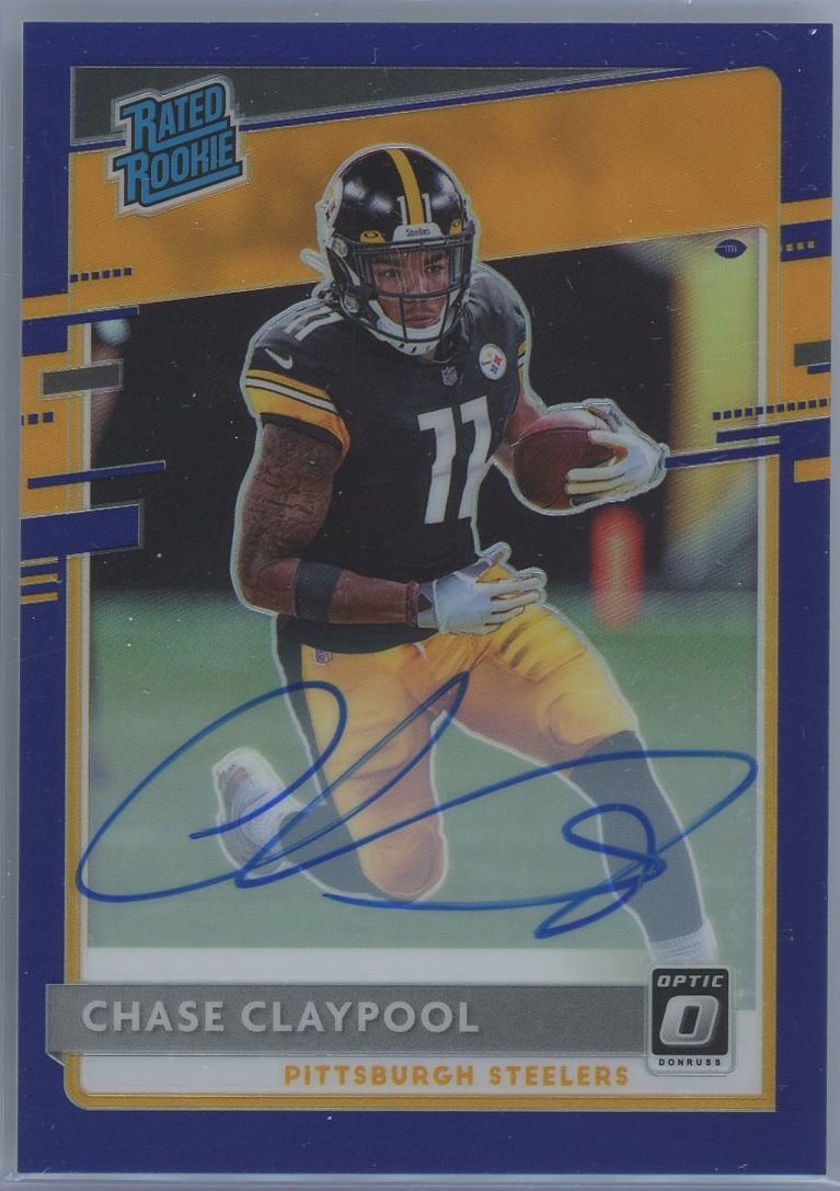 #177 Chase Claypool Steelers RC Auto