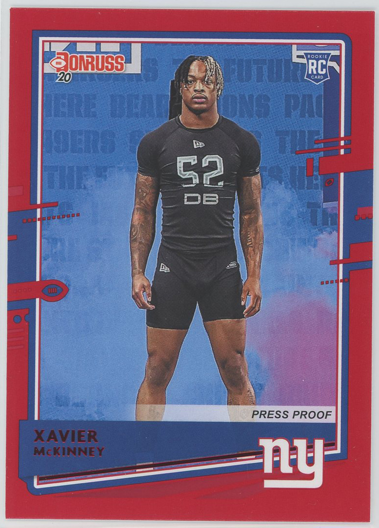 #271 Xavier McKinney Giants RC