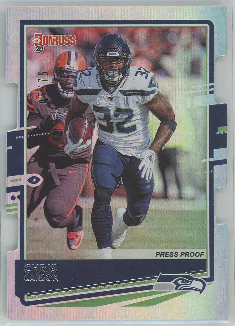 #223 Chris Carson Seahawks