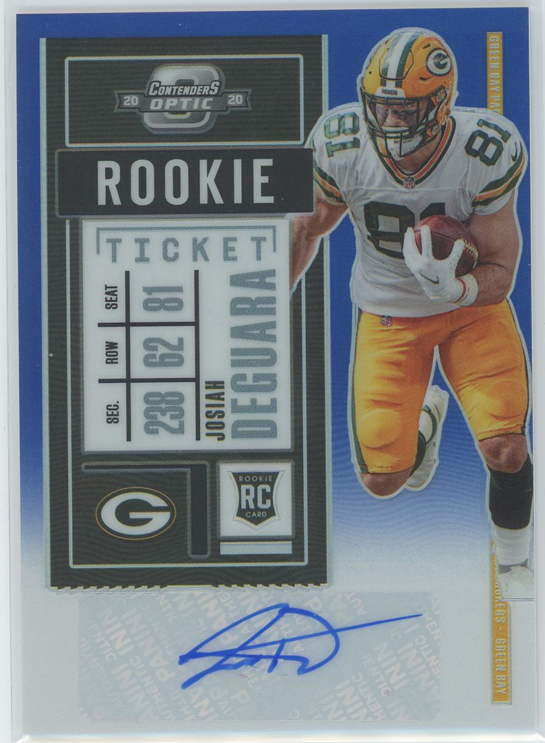 #172 Josiah Deguara Packers RC Auto