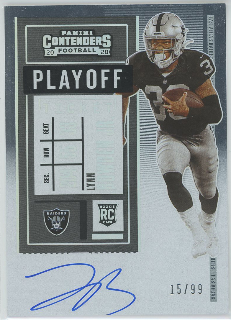 #129 Lynn Bowden Jr. Raiders RC Auto