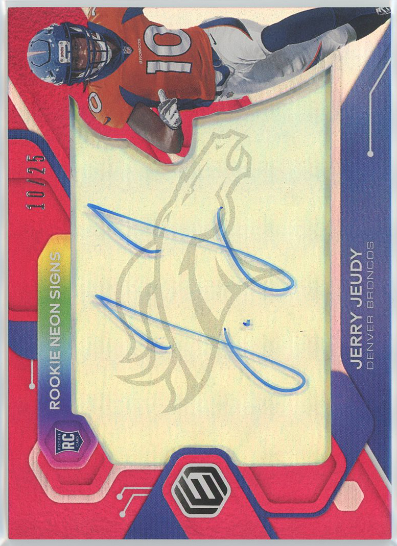 #RNS-JJ Jerry Jeudy Broncos RC Auto