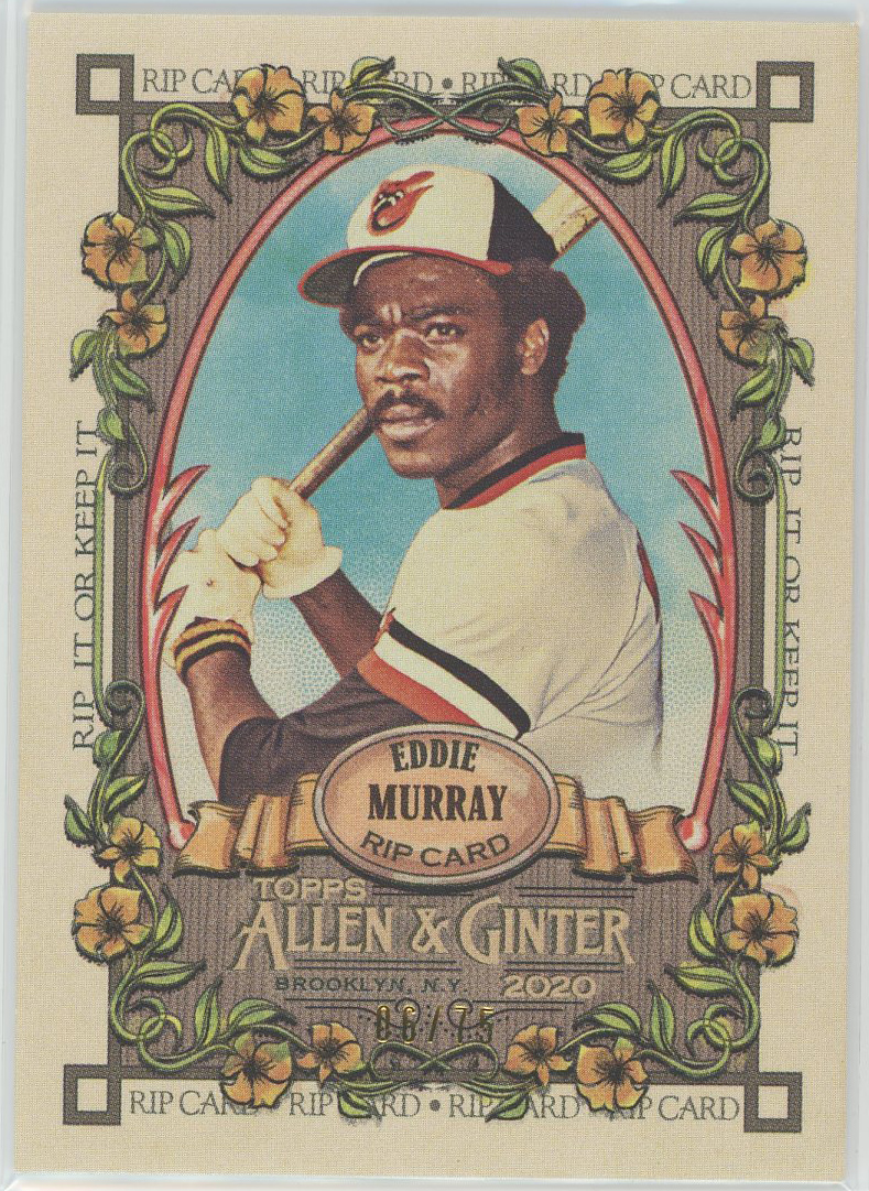 #RIP-61 Eddie Murray Orioles 06/75 *RIPPED*
