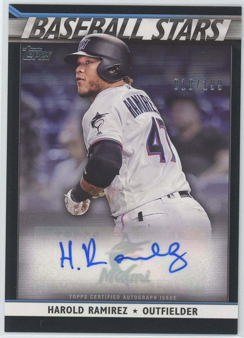 #BSA-HR Harold Ramirez Marlins Auto