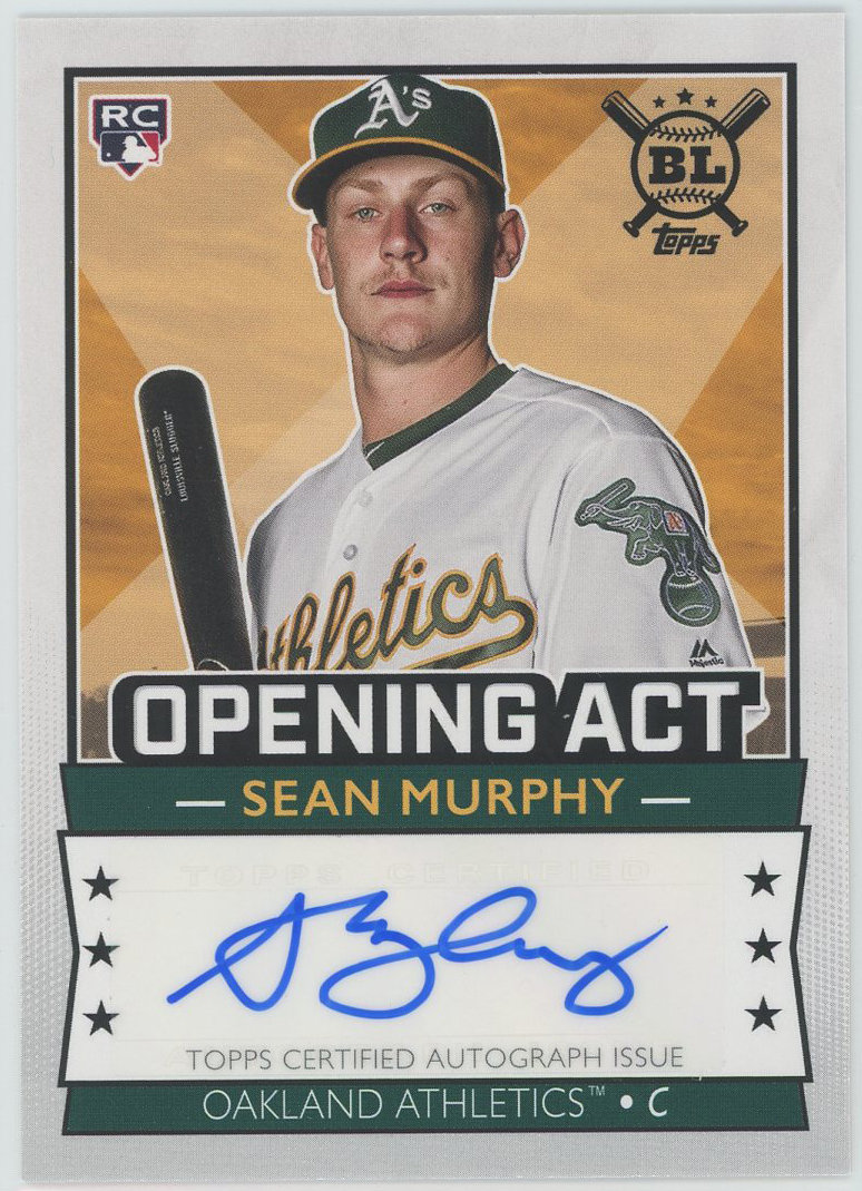 #OAA-SM Sean Murphy A's RC Auto