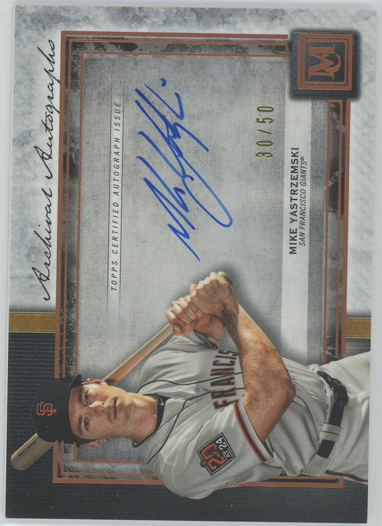 #AA-MY Mike Yastrzemski Giants Auto