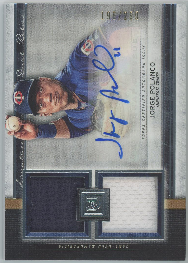 #SSDA-JP Jorge Polanco Twins Auto 196/299