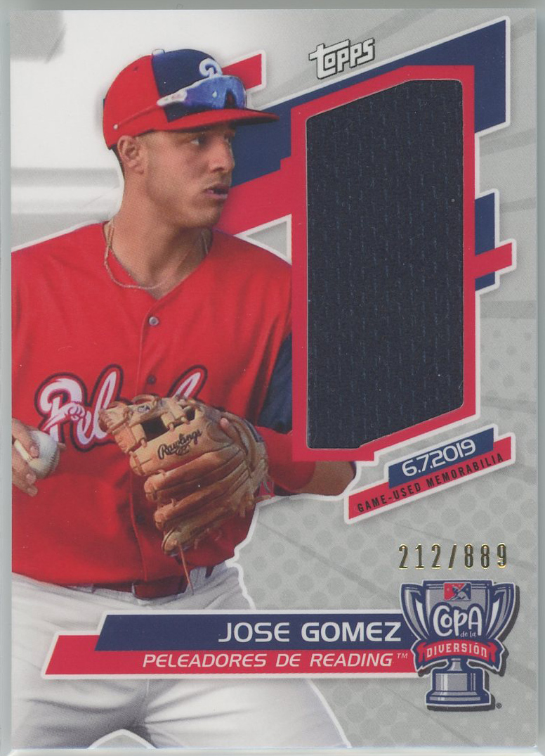 #COR-JG Jose Gomez Phillies RC 212/889