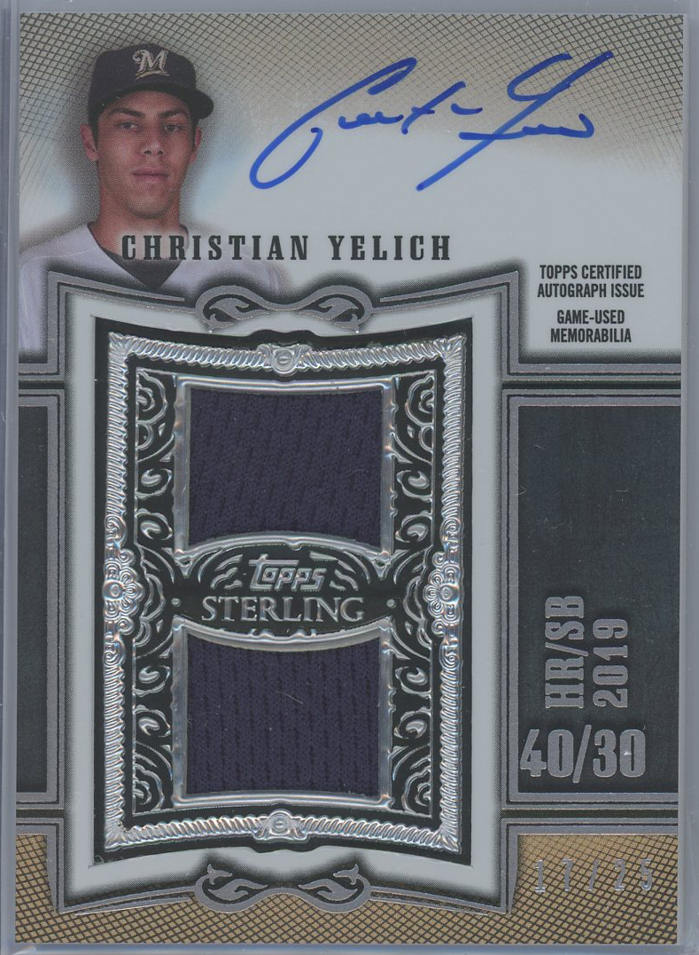 #SWAR-CY Christian Yelich Brewers Auto