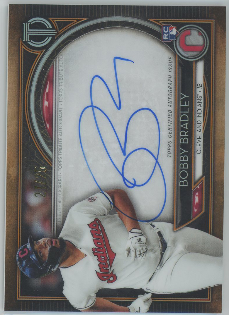 #TA-BBR Bobby Bradley Indians RC Auto