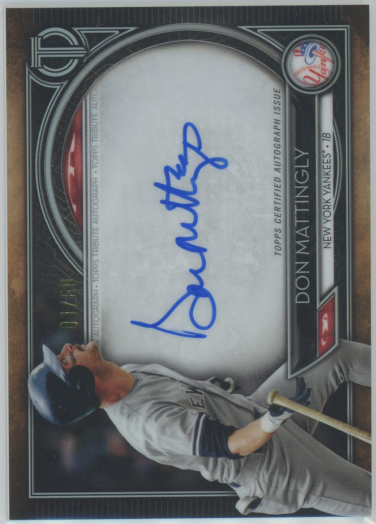 #TA-DM Don Mattingly Yankees Auto