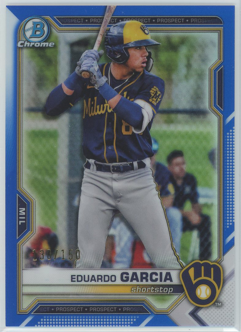 #BDC-22 Eduardo Garcia Brewers RC