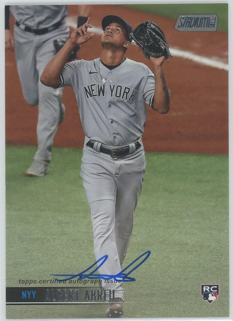 #SCBA-AA Albert Abreu Yankees RC Auto