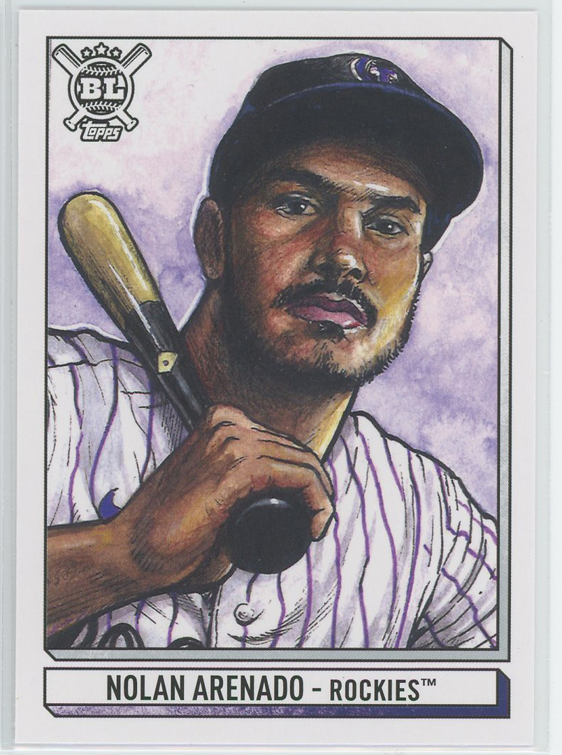 2021 Topps Big League Art of the Game #ATG-NA Nolan Arenado Rockies