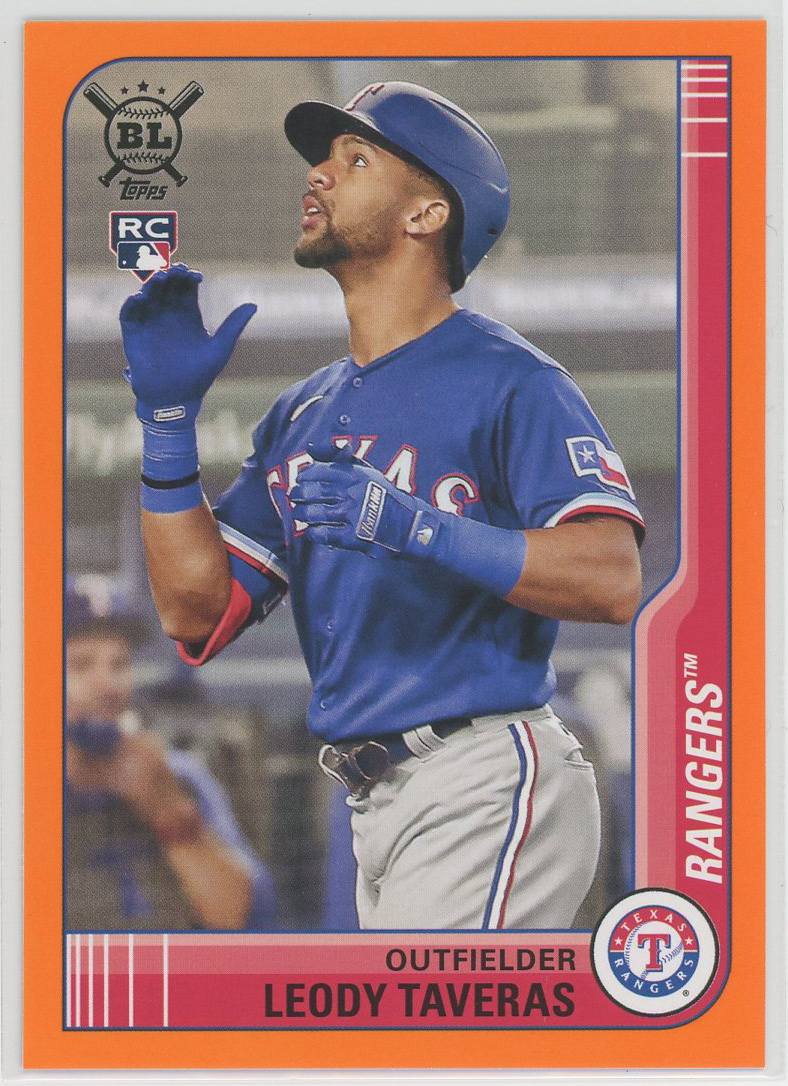 2021 Topps Big League Orange #190 Leody Taveras Rangers RC