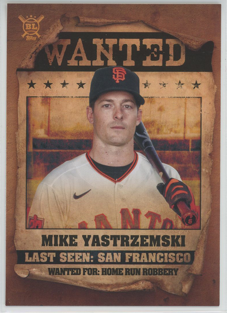 2021 Topps Big League Wanted #WT-11 Mike Yastrzemski Giants