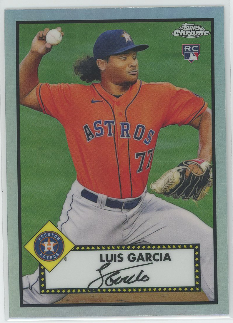 #55 Luis Garcia Astros RC