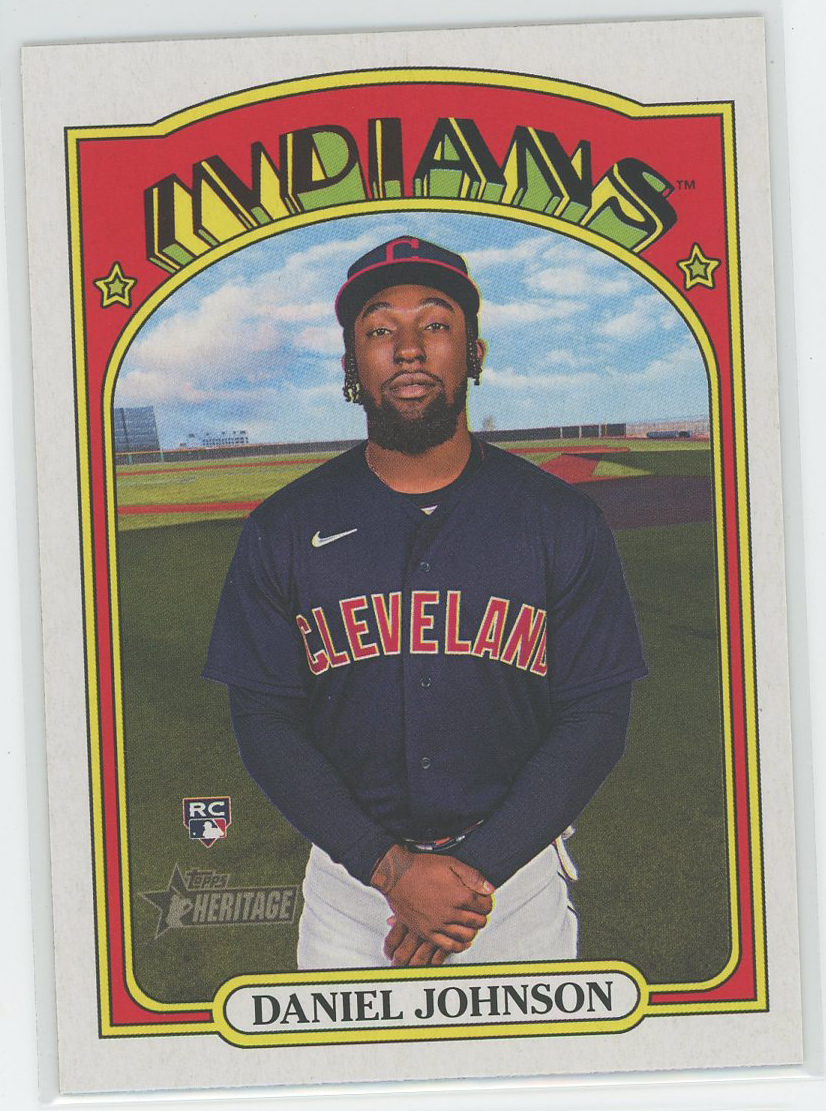 #719 Daniel Johnson Indians SP RC