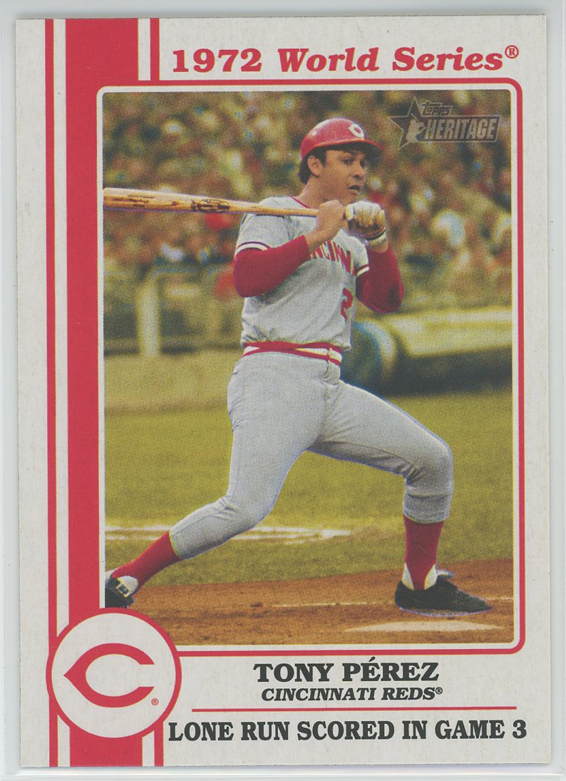 #72WS-5 Tony Perez Reds