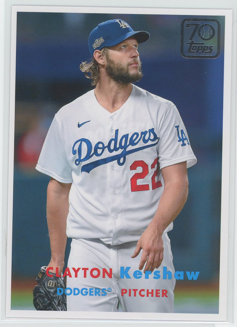 #70YT-7 Clayton Kershaw Dodgers