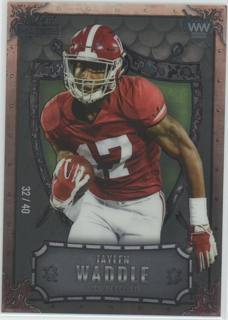 #MWW-12 Jaylen Waddle Dolphins RC