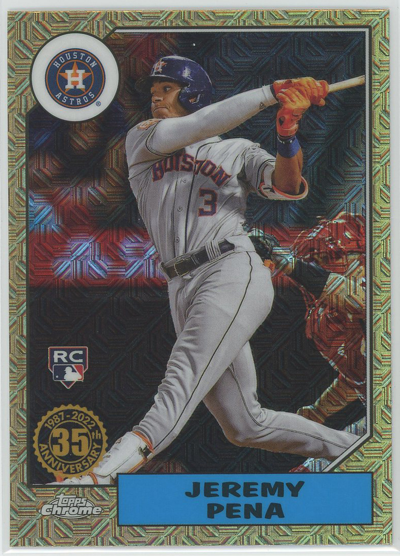 #T87C-28 Jeremy Pena Astros RC