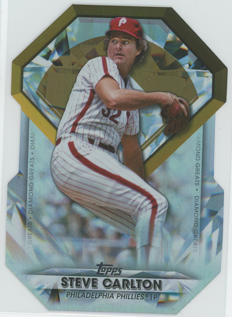 2022 Topps Diamond Greats Die Cuts #DGDC-23 Steve Carlton Phillies