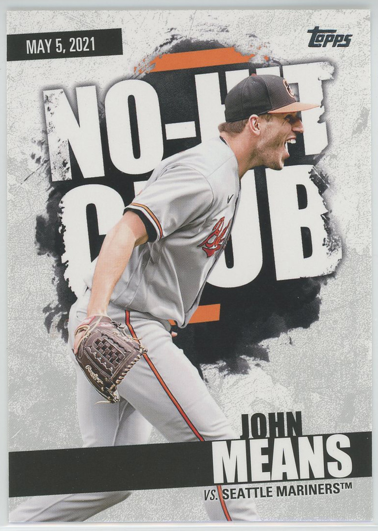 2022 Topps No-Hit Club #NHC-8 John Means Orioles