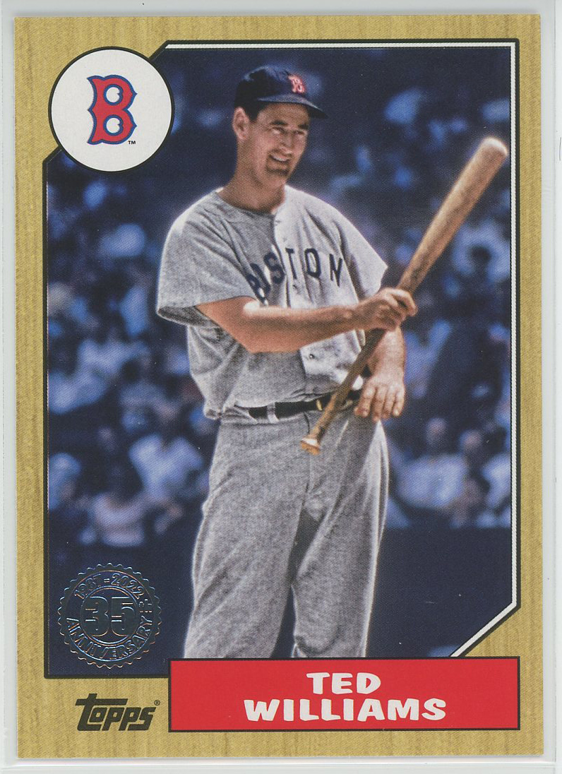 #87TBU-12 Ted Williams Red Sox