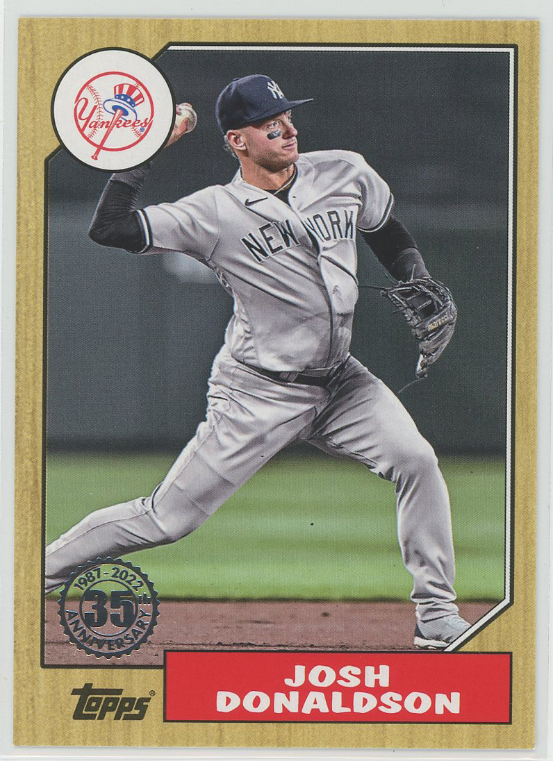 #87TBU-18 Josh Donaldson Yankees