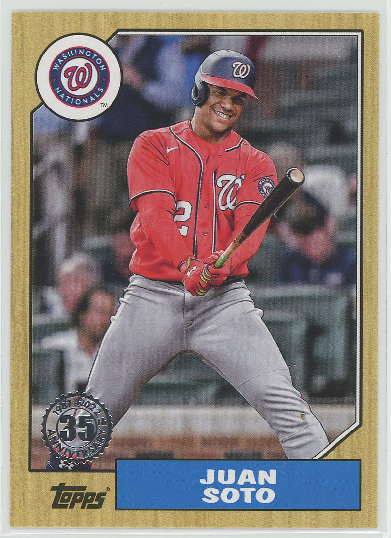 #87TBU-22 Juan Soto Nationals